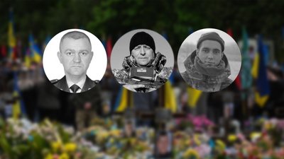 Зліва направо: Олександр Турченко, Михайло Карпович, Владислав Шевченко