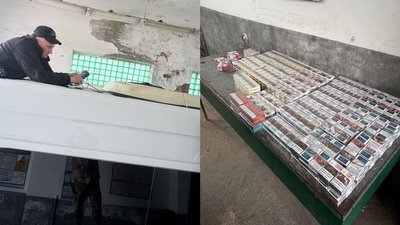 У пункті пропуску "Шегині" виявили сигарети, сховані у мікроавтобусі