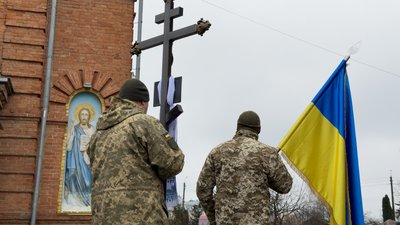 Чин прощання із захисником у Хмельницькому