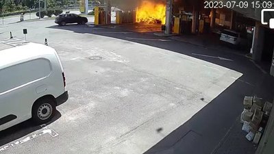 Пожежа на АЗС у Києві: за фактом ДТП повідомили про підозру водієві Audi