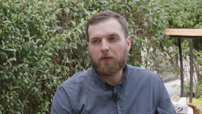 Продюсер фільму "Залізні метелики" Андрій Котляр у Житомирі Продюсер фільму "Залізні метелики" Андрій Котляр у Житомирі