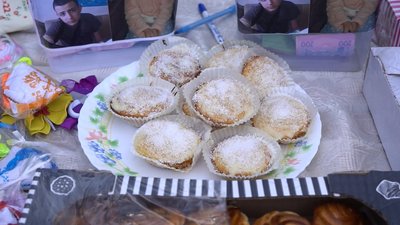 Домашня випічка, яку принесла Марина Кутвіцька Домашня випічка, яку принесла Марина Кутвіцька