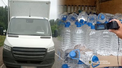 Незаконний спирт: у Ніжині зупинили водія, який перевозив 3500 літрів спирту