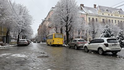 Одна з вулиць міста Чернівці