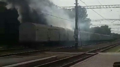 Задимлення на залізниці у Харкові: горів вантажний вагон