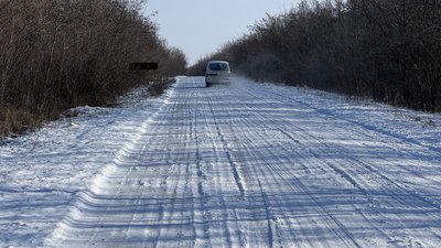 Дорога на село Рівне Новоукраїнського району на Кіровоградщині