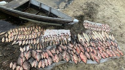 Виловили 100 кілограмів риби: на Черкащині впіймали браконьєрів