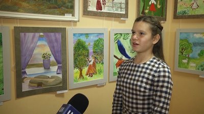 У Житомирі відкрили виставку дитячих картин, написаних на музику українських композиторів У Житомирі відкрили виставку дитячих картин, написаних на музику українських композиторів