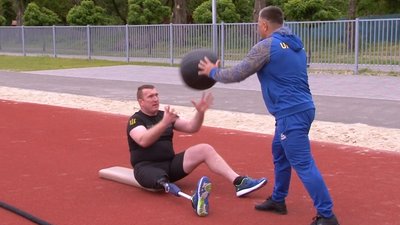 Черкаський ветеран готується до "Ігор Нескорених". Сергій Прядка Черкаський ветеран готується до "Ігор Нескорених". Сергій Прядка