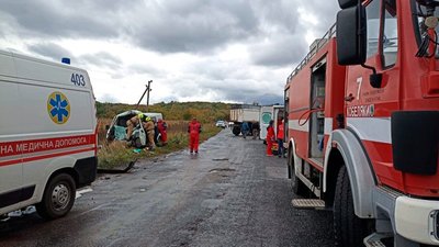 На Полтавщині в аварії травмувалося чотири людини