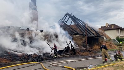 Пожежа в нежитловій будівлі на Одещині