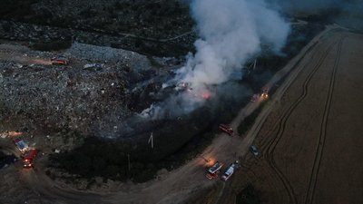 Пожежа на полігоні твердих побутових відходів