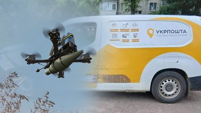Атака на прикордоння: росіяни FPV-дроном атакували авто «Укрпошти», поранений водій