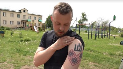 Скрімантас Крункайтіс, лікар з Литви, с. Малі Проходи Харківська обл., травень 2023 р. Фото: Олена Клименко / Суспільне Харків Скрімантас Крункайтіс, лікар з Литви, с. Малі Проходи Харківська обл., травень 2023 р. Фото: Олена Клименко / Суспільне Харків
