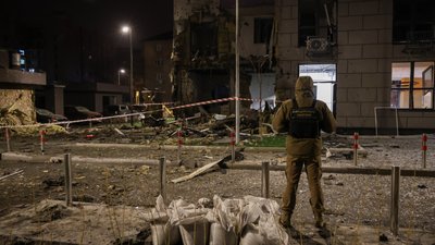 Наслідки російського обстрілу Києва в ніч на 29 листопада 2025 року