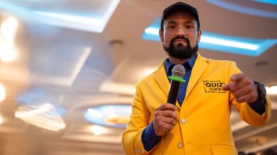 Шоумен-організатор інтелектуальної гри захищає Сумщину Шоумен-організатор інтелектуальної гри захищає Сумщину