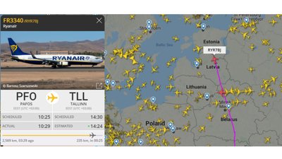 Wizz Air направила рейс "Київ-Таллін" в обхід Білорусі Wizz Air направила рейс "Київ-Таллін" в обхід Білорусі