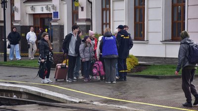 На Волинь прибув евакуаційний потяг з Харківщини На Волинь прибув евакуаційний потяг з Харківщини
