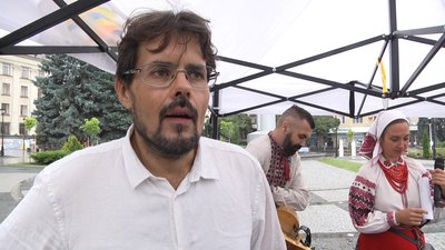 У День Незалежності в Житомирі виступали кобзарі та проходили майстер-класи з народних ремесл У День Незалежності в Житомирі виступали кобзарі та проходили майстер-класи з народних ремесл