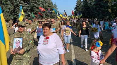 В Одесі розпочався Марш захисників України В Одесі розпочався Марш захисників України