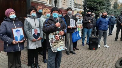 У Миколаєві ветерани АТО/ООС організували "попереджувальний" мітинг