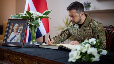 Зеленський вшанував пам’ять Єлизавети II. Що відомо Зеленський вшанував пам’ять Єлизавети II. Що відомо