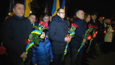 Житомиряни вшанували пам'ять Героїв Небесної Сотні