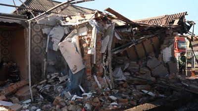 Наслідки дронової атаки на Шполу