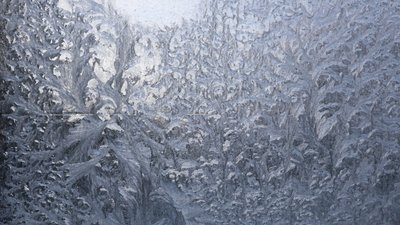 Візерунки на склі від морозу