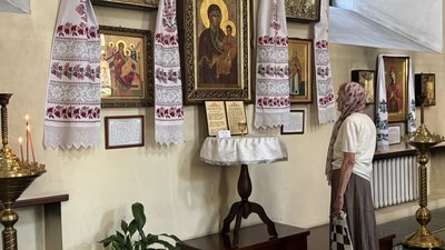 Місце пам'яті в полтавському храмі