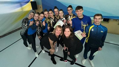 Сум'яни здобули "золоті" медалі на кубку України зі спортивної аеробіки