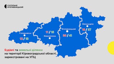 На Кіровоградщині у власності УПЦ перебувають 71 будівля й 112 земельних ділянок – інтерактивна мапа На Кіровоградщині у власності УПЦ перебувають 71 будівля й 112 земельних ділянок – інтерактивна мапа