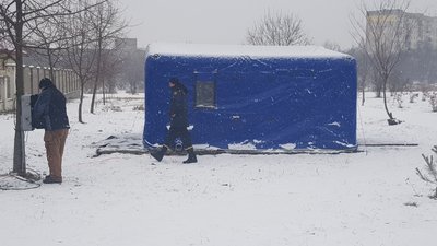 В Ужгороді запрацював тимчасовий пункт обігріву В Ужгороді запрацював тимчасовий пункт обігріву