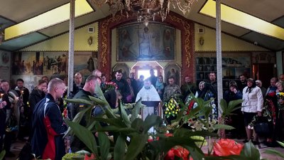 У Сумах віддали шану загиблому захиснику Олексію Гулі У Сумах віддали шану загиблому захиснику Олексію Гулі