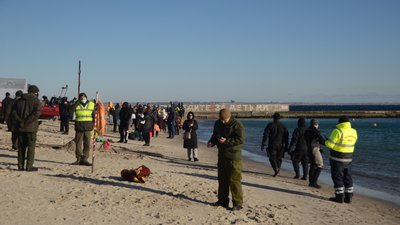 На пляжі "Ланжерон" в Одесі відзначили свято Водохреща На пляжі "Ланжерон" в Одесі відзначили свято Водохреща