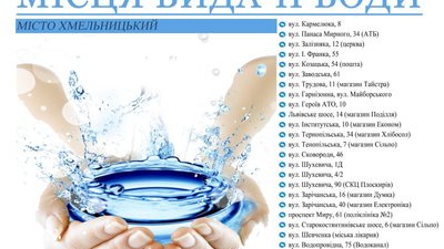 Де брати жителям Хмельницького воду у разі відсутності електроенергії Де брати жителям Хмельницького воду у разі відсутності електроенергії