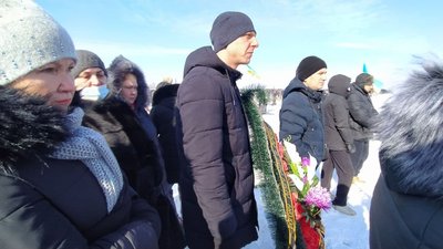 У Харкові прощаються з загиблим на Донбасі військовим У Харкові прощаються з загиблим на Донбасі військовим