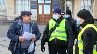 Підприємці Краматорська мітингували через закриття ринків