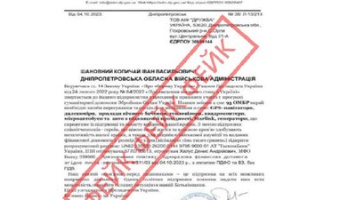 фейковий лист