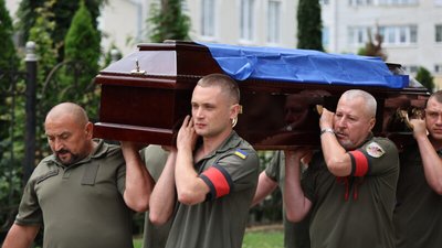 Прощання з Олексієм Бондарем у Луцьку, 18 серпня 2025 рік