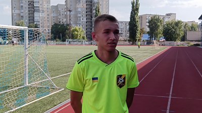 Олександр Підлужний, капітан ФК "Олександрія". Фото: Суспільне Суми Олександр Підлужний, капітан ФК "Олександрія". Фото: Суспільне Суми