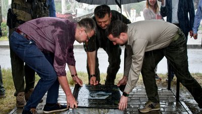 В Овручі заклали капсулу на будівництві дитячого садочка за фінанси уряду Естонії В Овручі заклали капсулу на будівництві дитячого садочка за фінанси уряду Естонії
