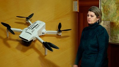 У Чернігові дружина загиблого бійця подарувала дрон бригаді, в якій служив її чоловік