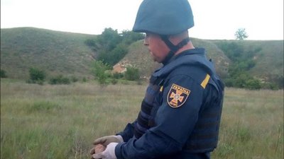 На Херсонщині сапери знищили 5 снарядів часів минулих війн