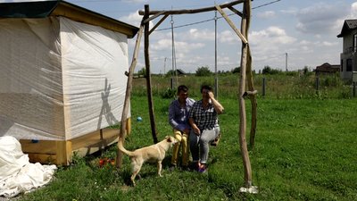 Переселенці з Дніпра і Ясинуватої звели на Прикарпатті "будинок-крихітку"