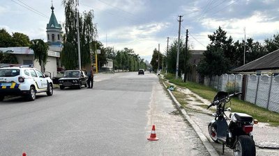 На Полтавщині в аварії травмувався велосипедист