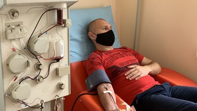 У Херсоні триває акція "Здай кров - врятуй життя" У Херсоні триває акція "Здай кров - врятуй життя"