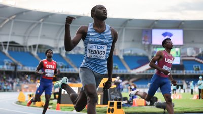 19-річний ботсванець Тебоґо встановив перший світовий рекорд ЧС-2022 U20 з легкої атлетики у стилі Усейна Болта: відео