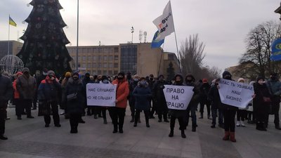 Миколаївські ФОПи зібралися на акцію "Право на працю"