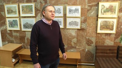Краєзнавець, завідуючий відділом Бахмутського краєзнавчого музею Ігор Корнацький.